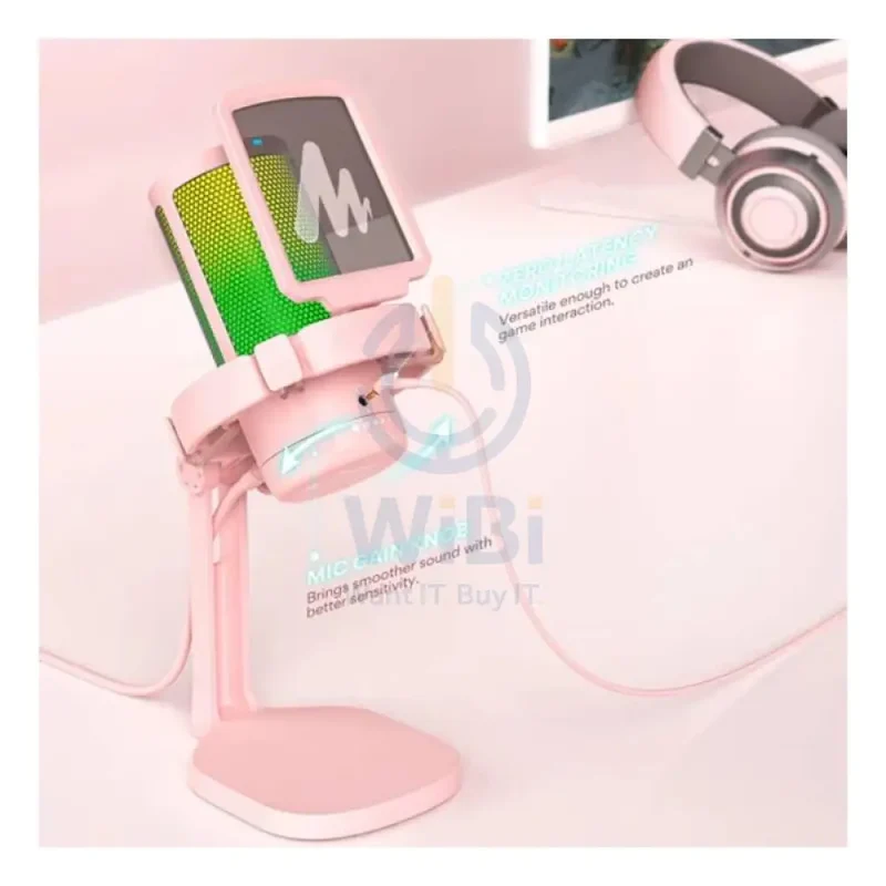 Maonocaster DGM20 GamerWave USB Gaming Microphone - Pink