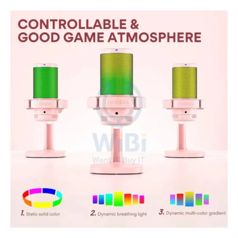 Maonocaster DGM20 GamerWave USB Gaming Microphone - Pink