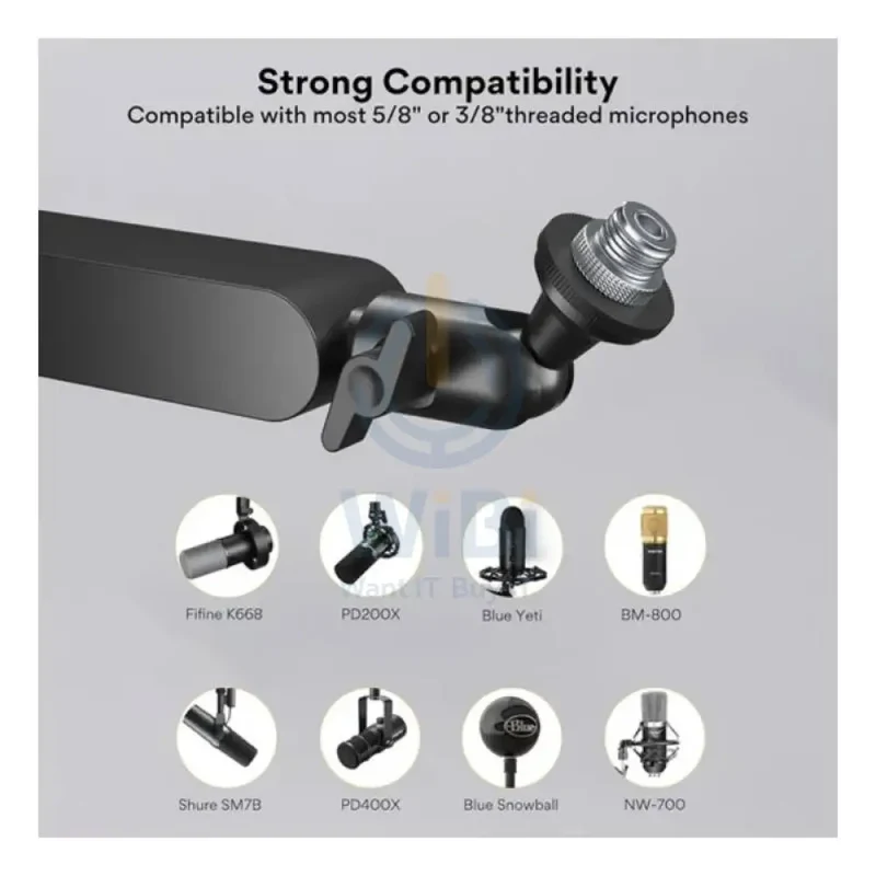 Maonocaster BA92 Microphone Suspension Boom Arm Stand - Black