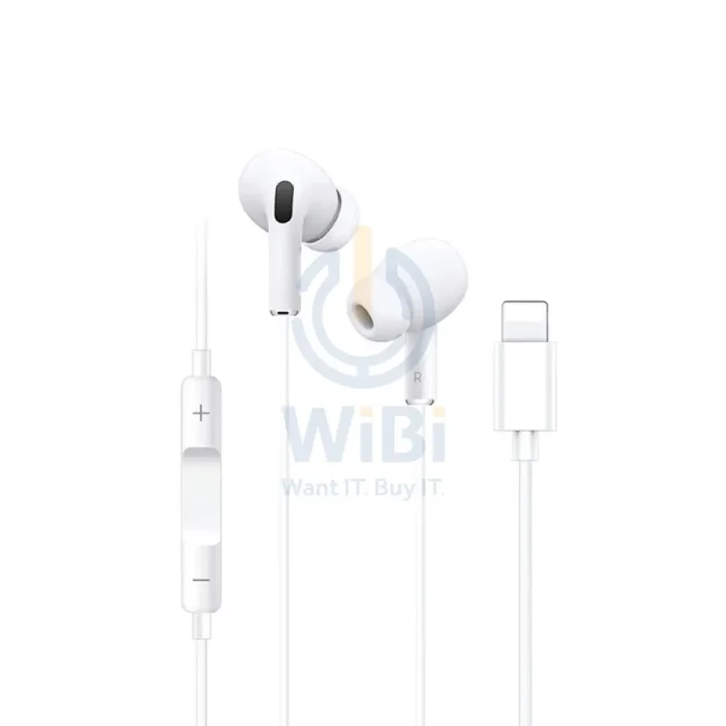 Yesido YH36 in-ear wired earphone - 1.2M / Lightning - White