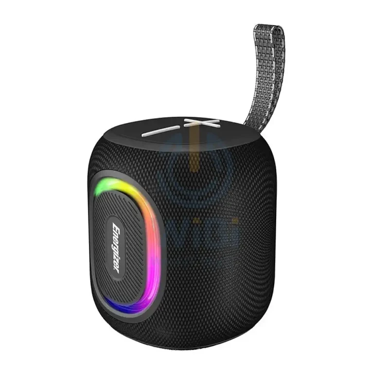 مكبر صوت إنرجايزر بتقنية بلوتوث - 8 واط / RGB / أسود