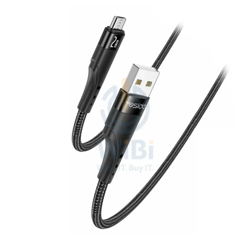 Yesido CA109 Fast Charging Data Cable - 3M / USB / Micro - Black