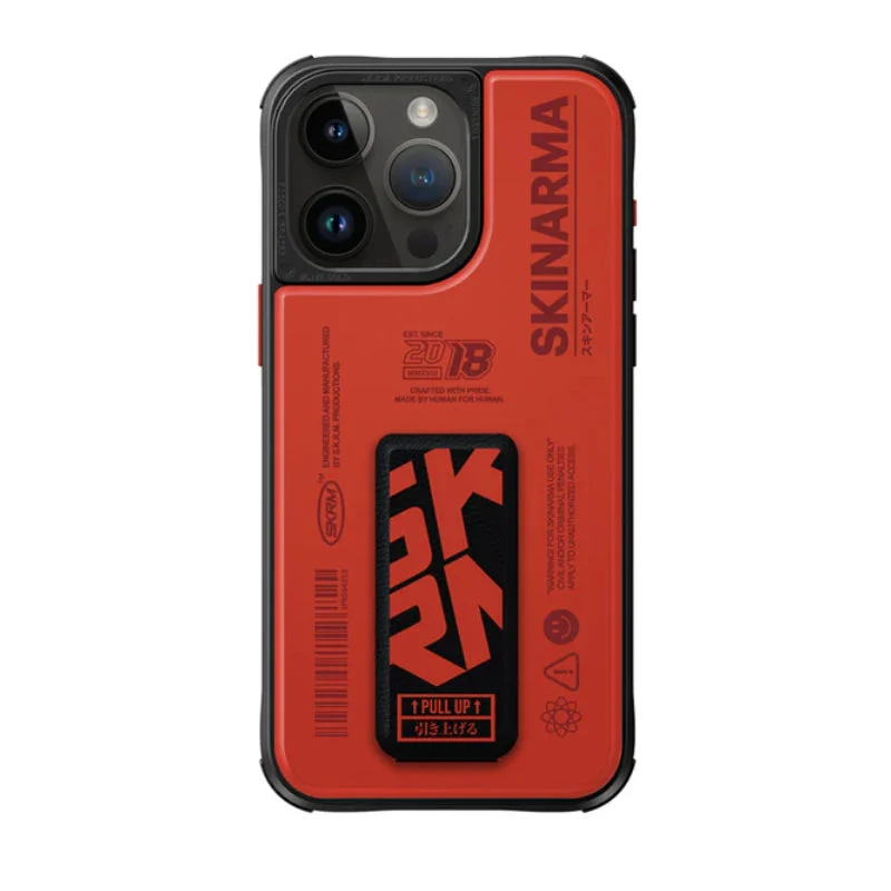 SKINARMA SPUNK Mag-Charge Case - iPhone 15 Pro Max / Orange Red