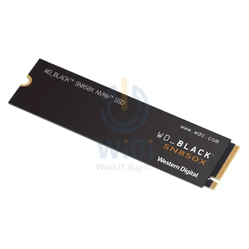 WD Black SN850X NVMe SSD - 2TB / M.2 2280 / Up to 7300MB/s / PCIe 4 x4 - SSD (Solid State Drive)