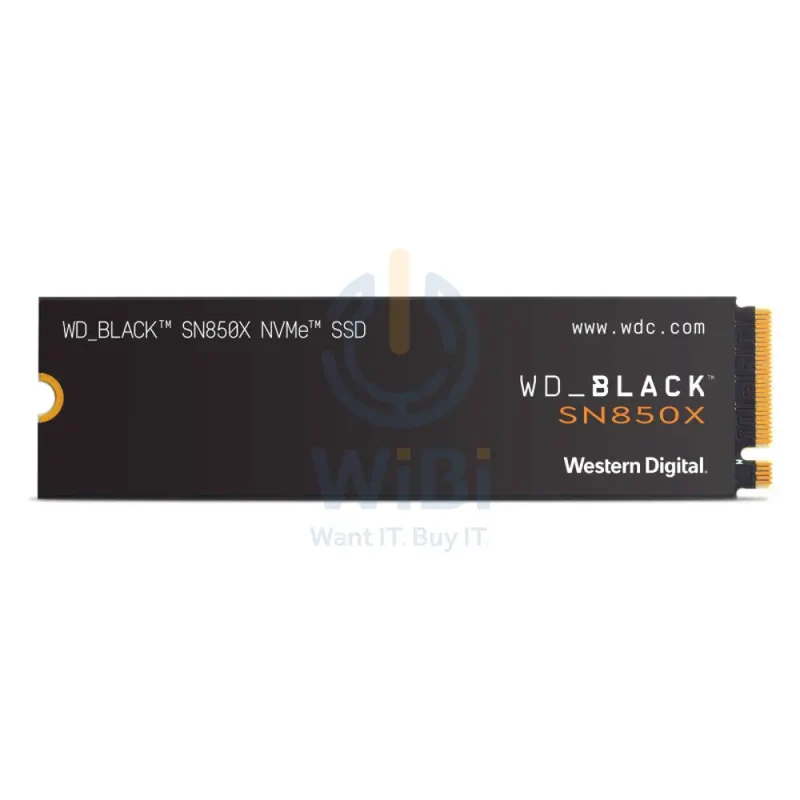 WD Black SN850X NVMe SSD - 2TB / M.2 2280 / Up to 7300MB/s / PCIe 4 x4 - SSD (Solid State Drive)