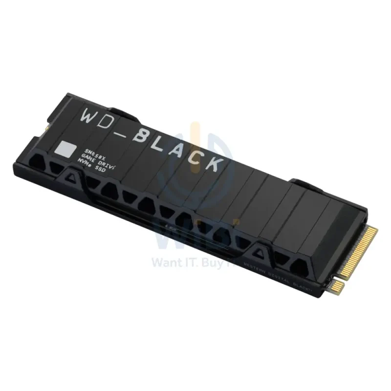 WD Black SN850X NVMe SSD with Heatsink - 2TB / M.2 2280 / Up to 7300MB/s / PCIe 4 x4 - SSD (Solid State Drive)