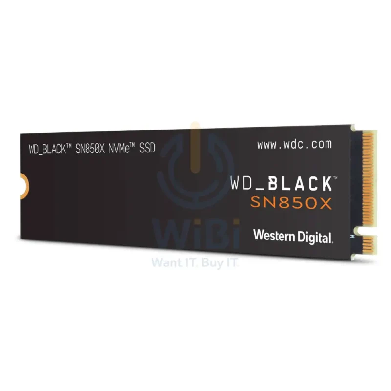 WD Black SN850X NVMe SSD - 4TB / M.2 2280 / Up to 7300MB/s / PCIe 4 x4 - SSD (Solid State Drive)