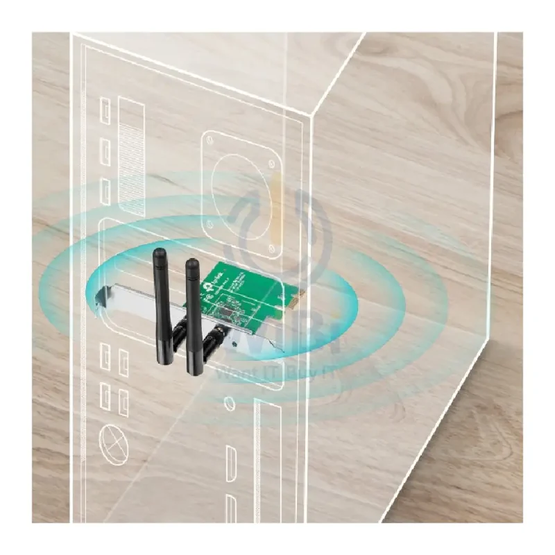 TP-LINK (TL-WN881ND) Wireless N PCI Express Adapter - 2.4GHz (300 Mbps)
