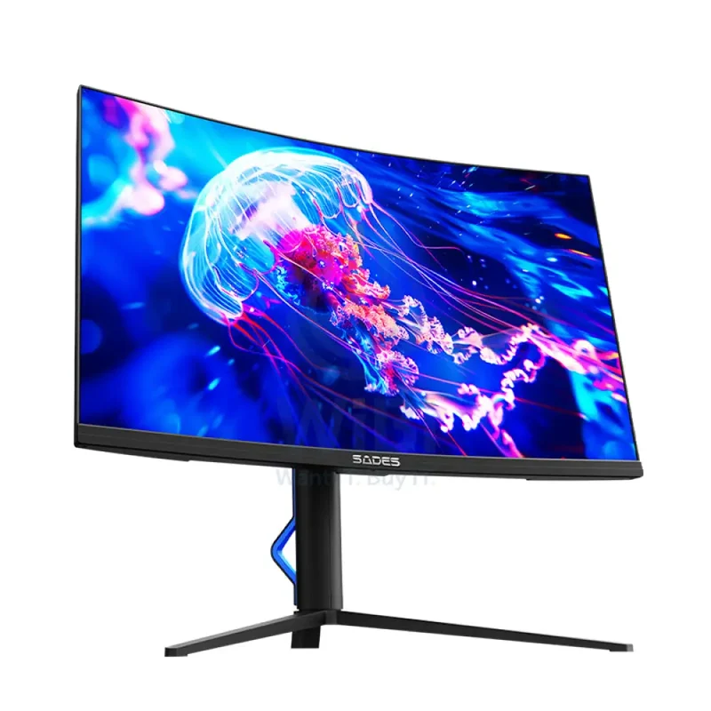 Sades Curved Gaming Monitor BX-Jellyfish - 27" FHD / 1080P / 280 Hz / DisplayPort / HDMI - Black