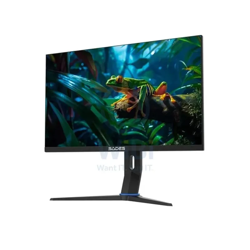 Sades Flat Gaming Monitor AP Frog - 27" QHD / 2K / 180 Hz / Displayport / HDMI - Black
