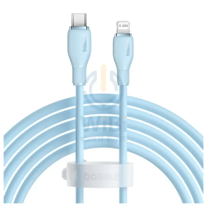 Baseus Pudding Series Fast Charging Type-C to Lightning Cable - 1.2 Meter / 20W / Galaxy Blue