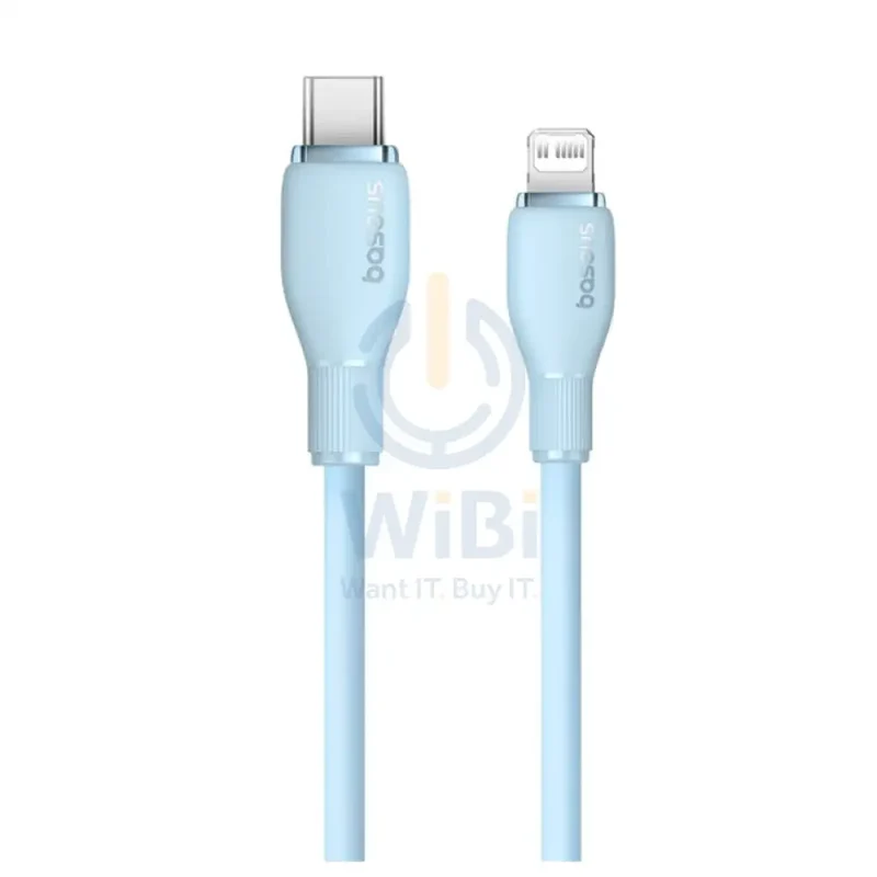 Baseus Pudding Series Fast Charging Type-C to Lightning Cable - 1.2 Meter / 20W / Galaxy Blue