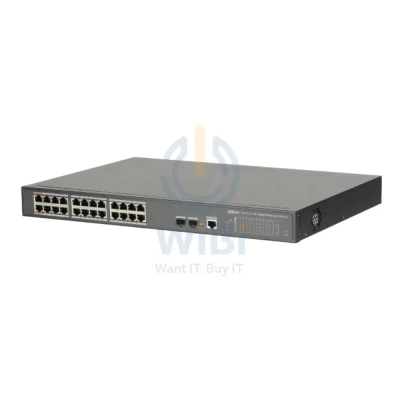 Dahua 24-Port PoE Gigabit Managed Switch - 24 Ports / Managed - Switch