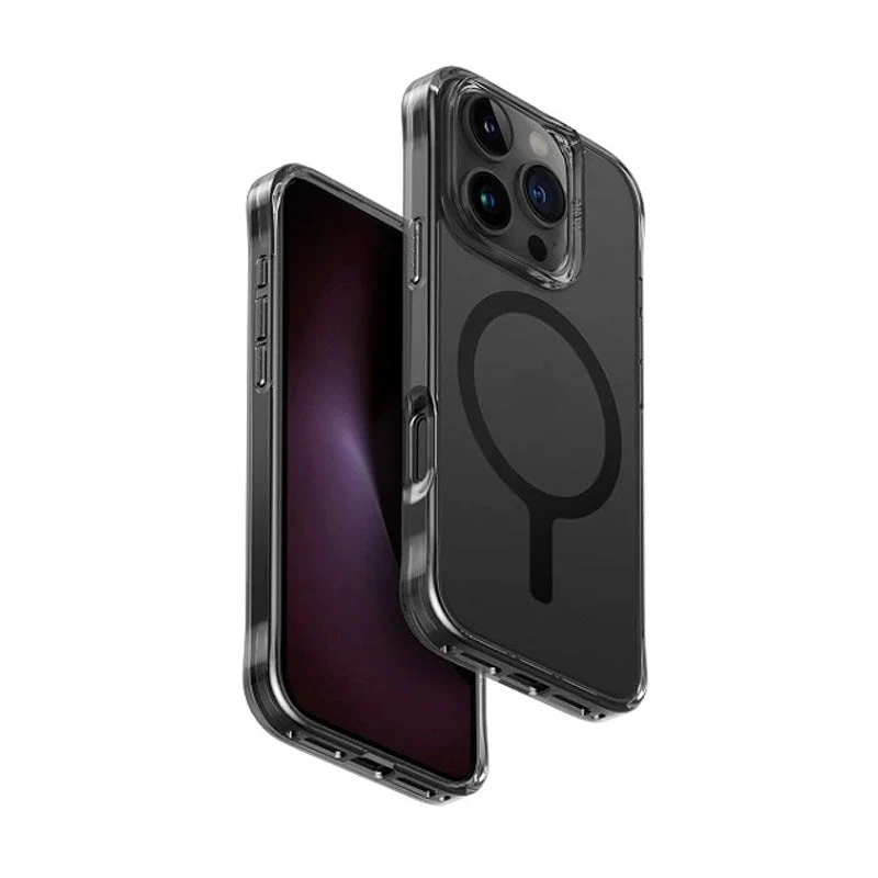 Uniq Hybrid Magclick Charging Lifepro Xtreme - Iphone 16 Pro Max / Smoke Frost Smoke