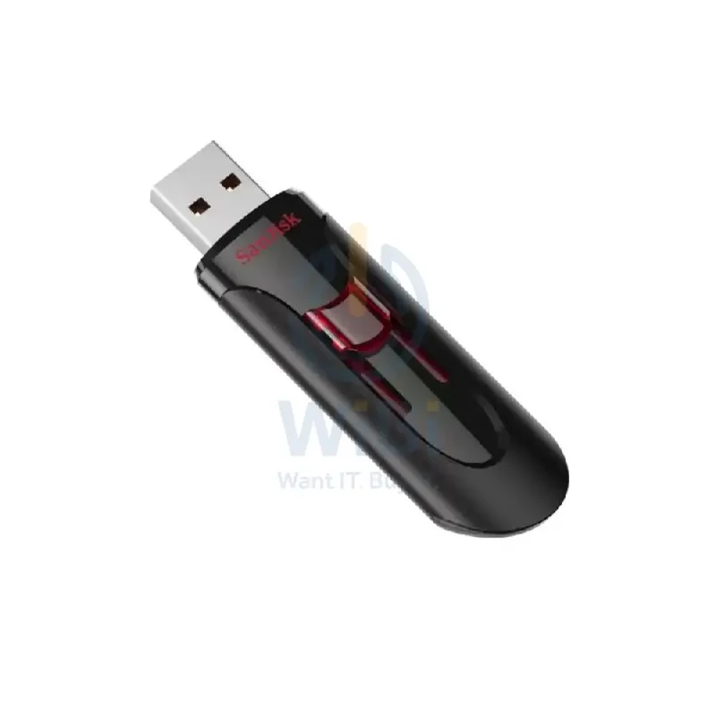 ذاكرة فلاش USB سانديسك كروزر جلايد 3.0 - 128 جيجابايت / USB 3.0
