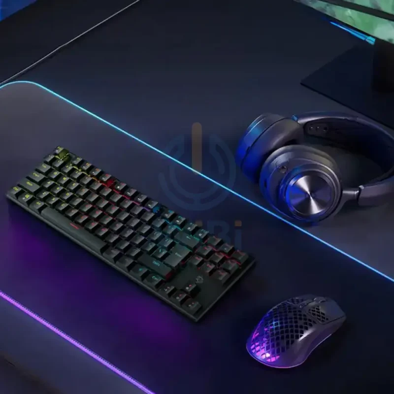 Gaming TKL Mechanical Keyboard - 1.5m / 1500mAh / Wired / Type-C / Arabic/English - Black