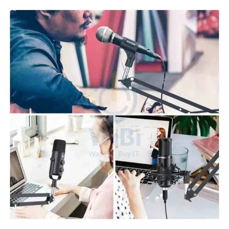 Maonocaster AU-B01 Microphone Suspension Boom Scissor Arm Stand - Black