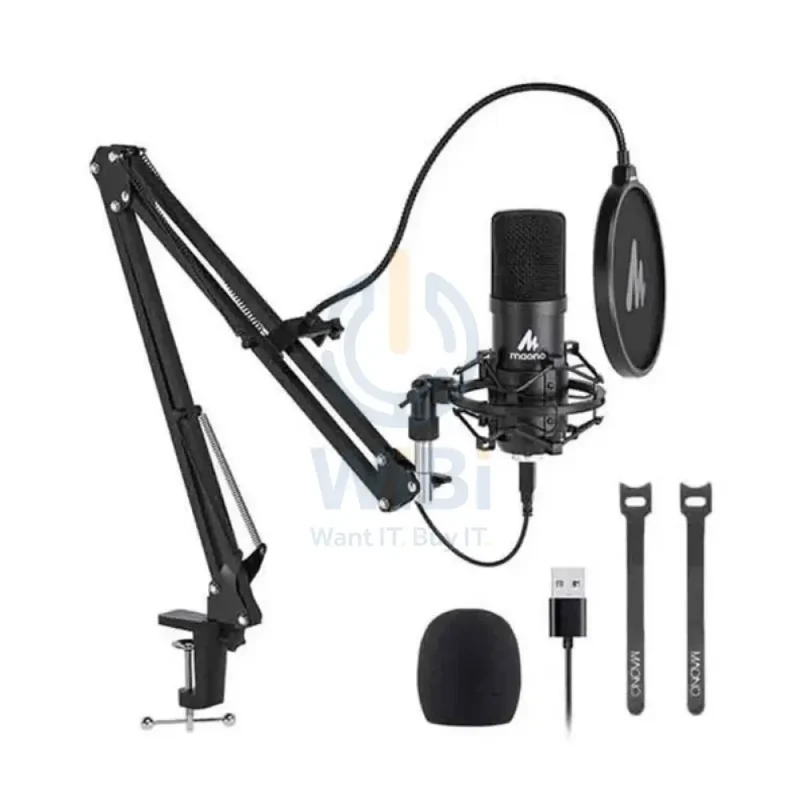 Maonocaster AU-A04 Professional Podcaster USB Microphone - Black