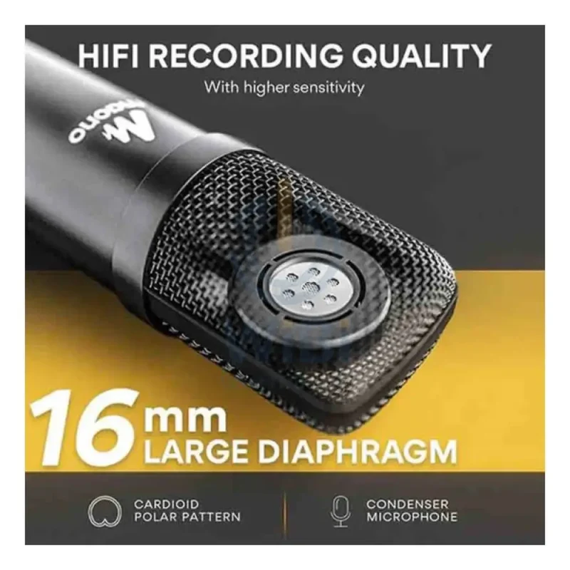 Maonocaster AU-A04 Professional Podcaster USB Microphone - Black