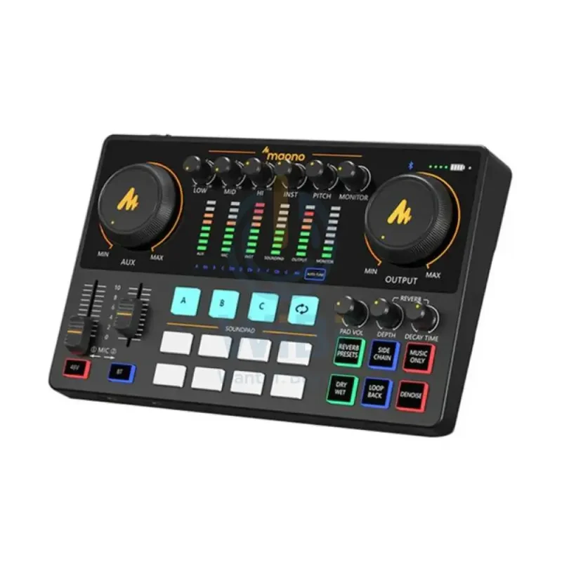 Maonocaster AME2 Audio Interface & Podcast Equipment - Black