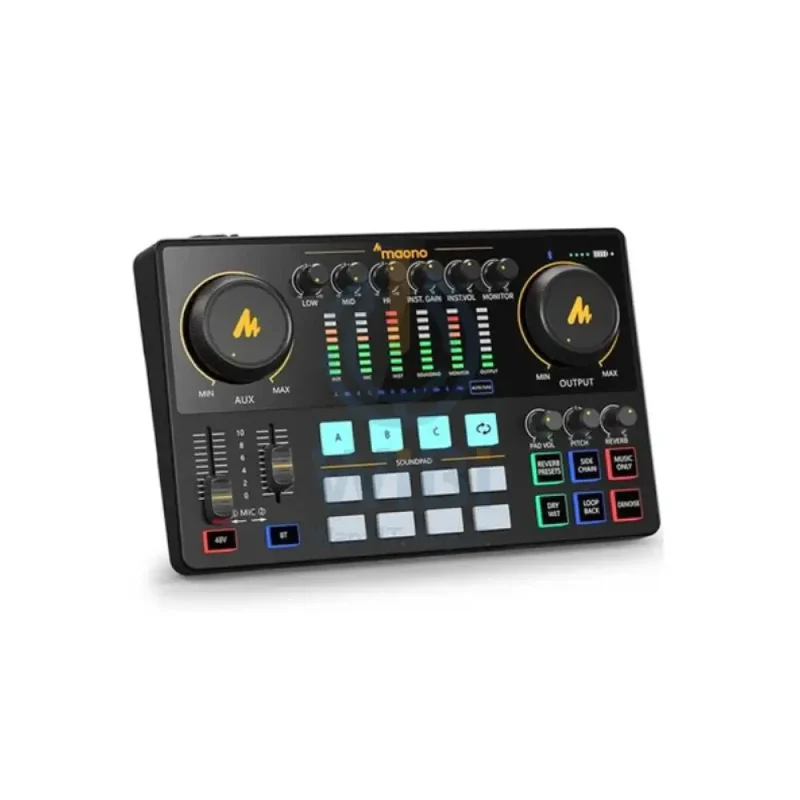 Maonocaster AME2 Audio Interface & Podcast Equipment - Black