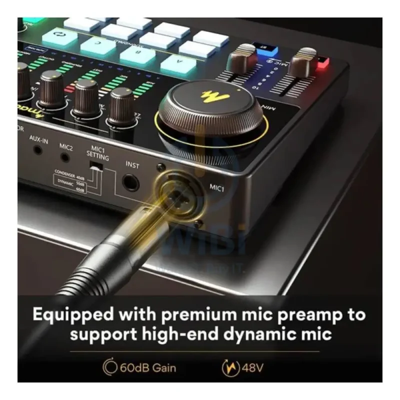 Maonocaster AME2 Audio Interface & Podcast Equipment - Black