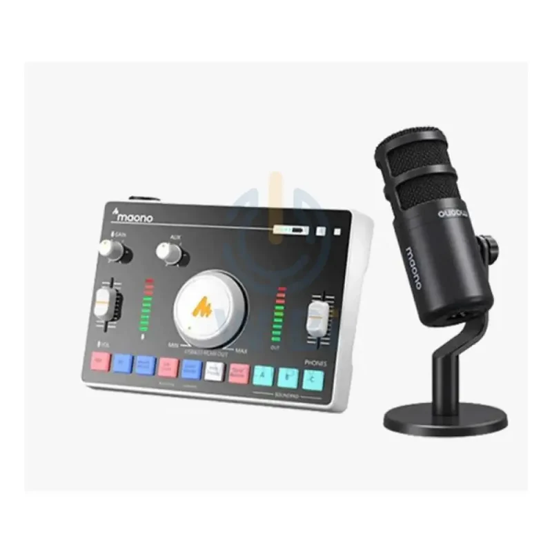 Maonocaster AMC2 NEO One-Stop Streaming Audio Mixer & Sound Card - Black