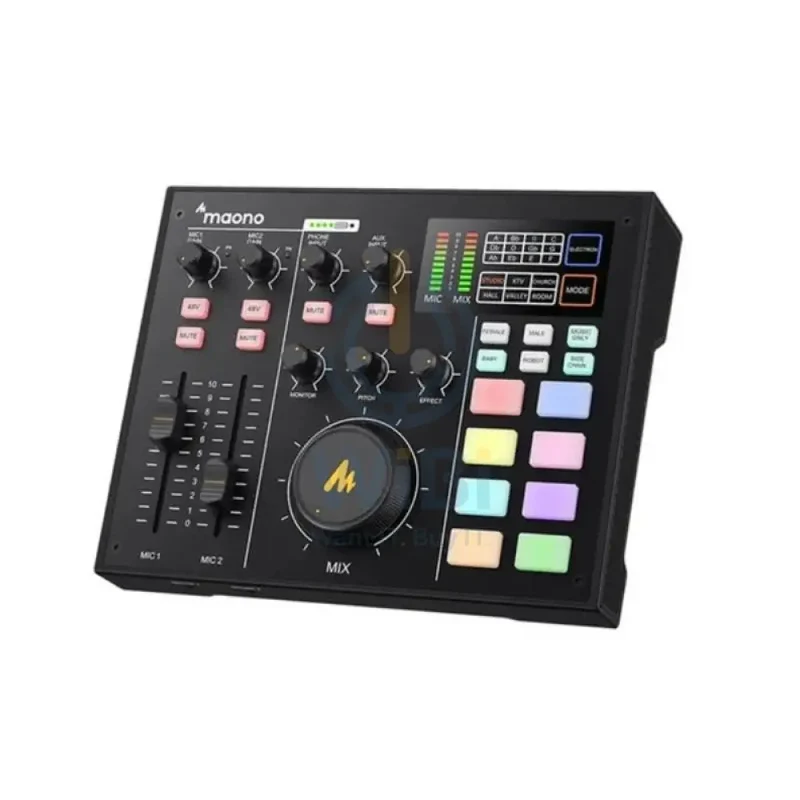 Maonocaster AM100 All-In-One Podcast Production Studio - Black