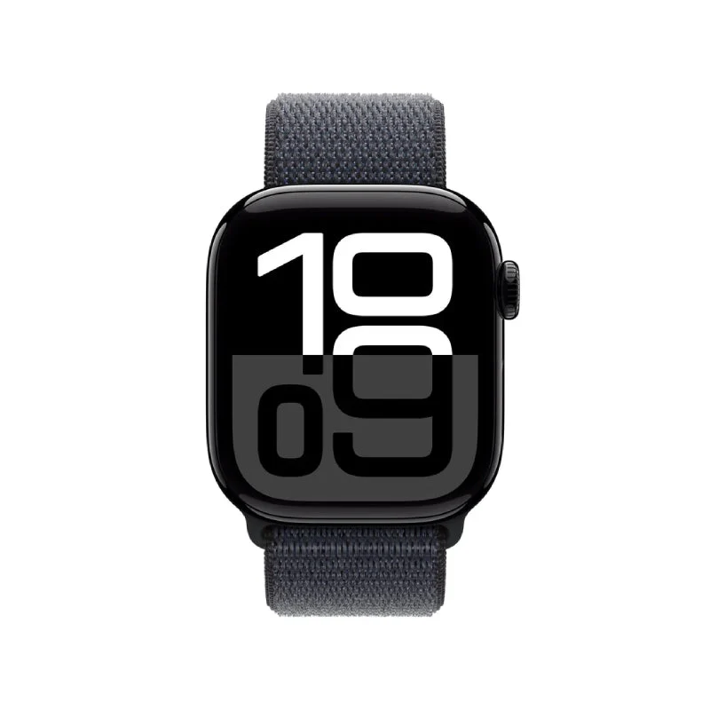 Apple Watch Series 10 with Sport Loop - LTPO OLED / 64GB / 46mm / Bluetooth / Wi-Fi / Cellular / Jet Black