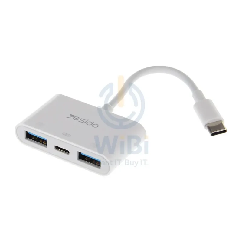 Yesido GS17 OTG Adapter Female To Male Converter Cable - USB / Type-C - White