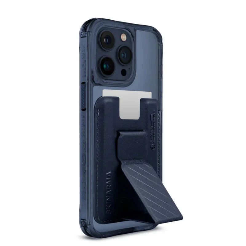 SKINARMA SAIDO Mag-Charge With KADO Card Holder - iPhone 15 Pro / Blue