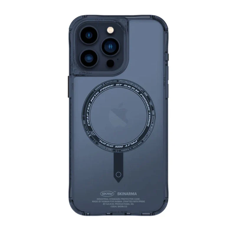 SKINARMA SAIDO Mag-Charge With KADO Card Holder - iPhone 15 Pro / Blue