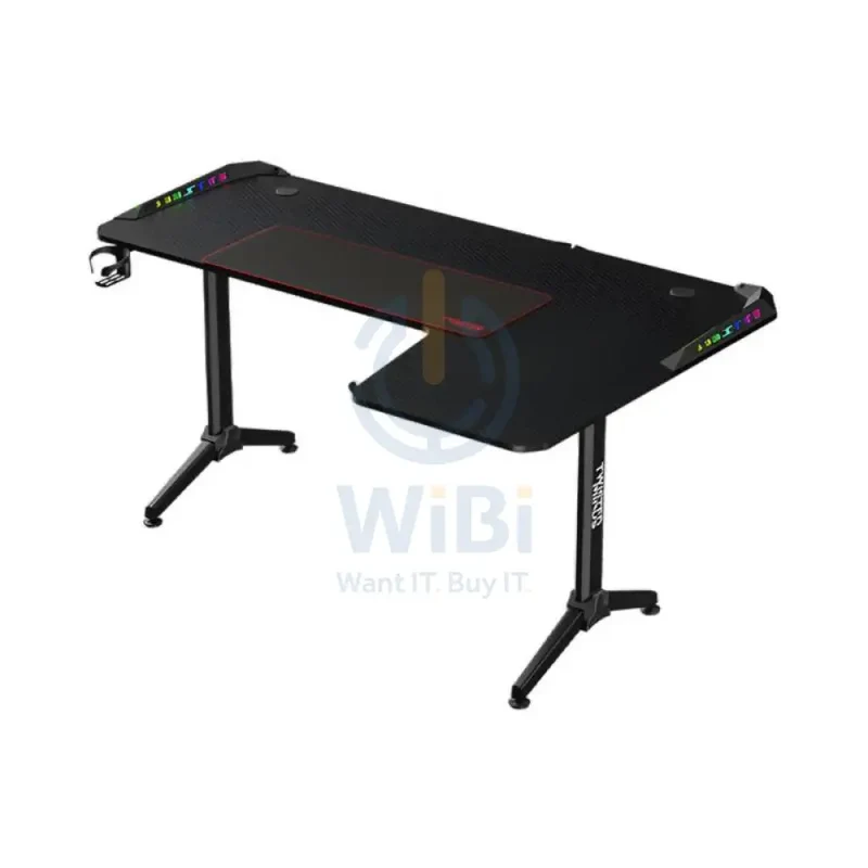 Twisted Minds WARRIOR L-Shaped RGB Gaming Desk - Right / Black