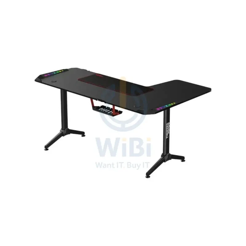 Twisted Minds WARRIOR L-Shaped RGB Gaming Desk - Left / Black