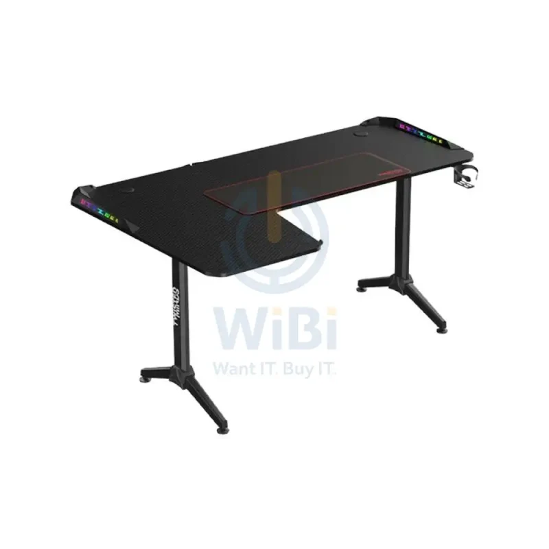 Twisted Minds WARRIOR L-Shaped RGB Gaming Desk - Left / Black