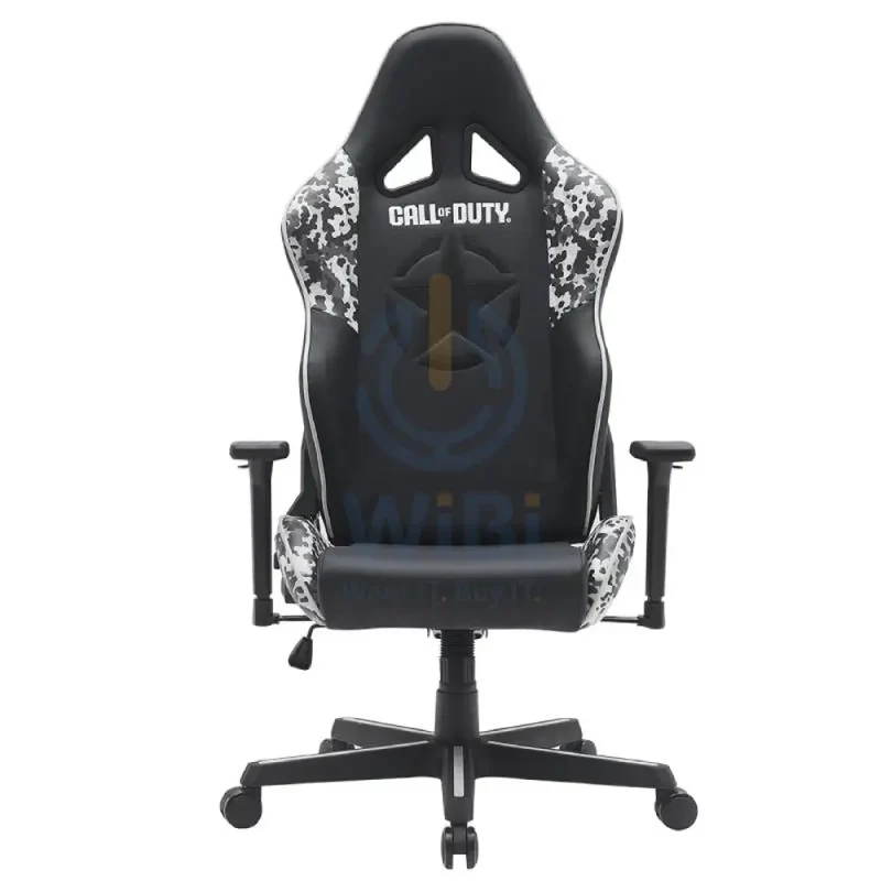 GameOn Call of Duty (COD) Gaming Chair with Adjustable 4D Armrest & Metal Base - Grey/Black