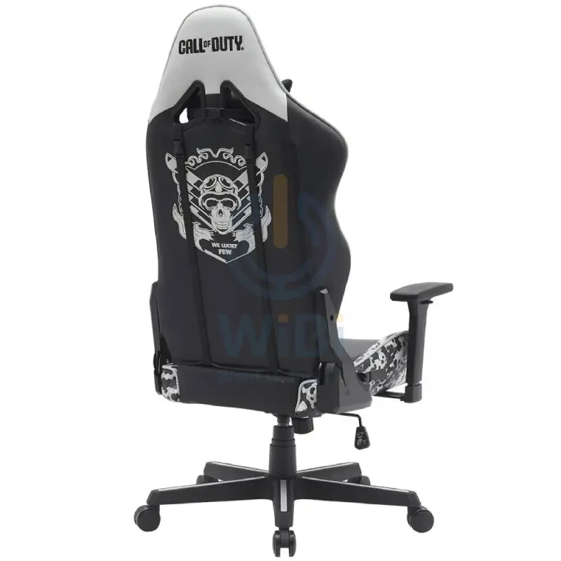 GameOn Call of Duty (COD) Gaming Chair with Adjustable 4D Armrest & Metal Base - Grey/Black