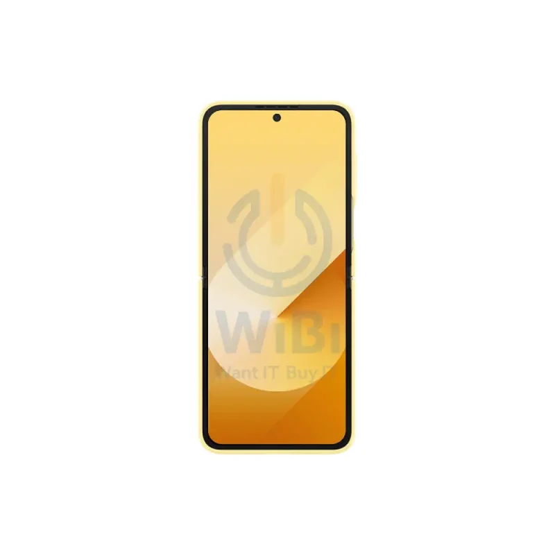 Samsung Galaxy Z Flip 6 Silicone with Ring Case - Yellow