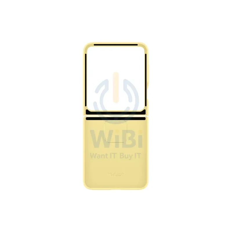 Samsung Galaxy Z Flip 6 Silicone with Ring Case - Yellow