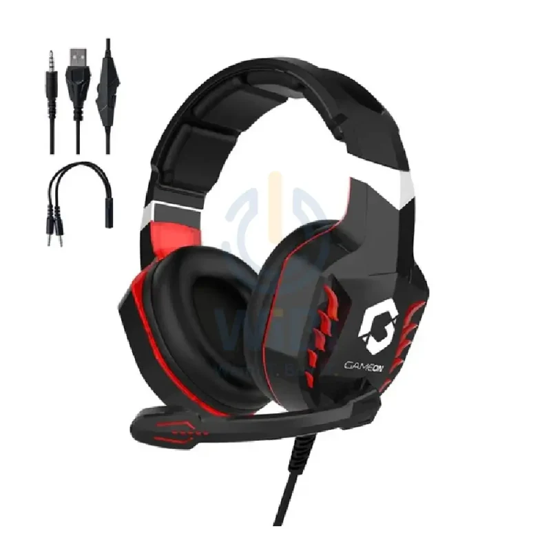 GameOn GOK901 Nightfall LED Gaming Headset - Black