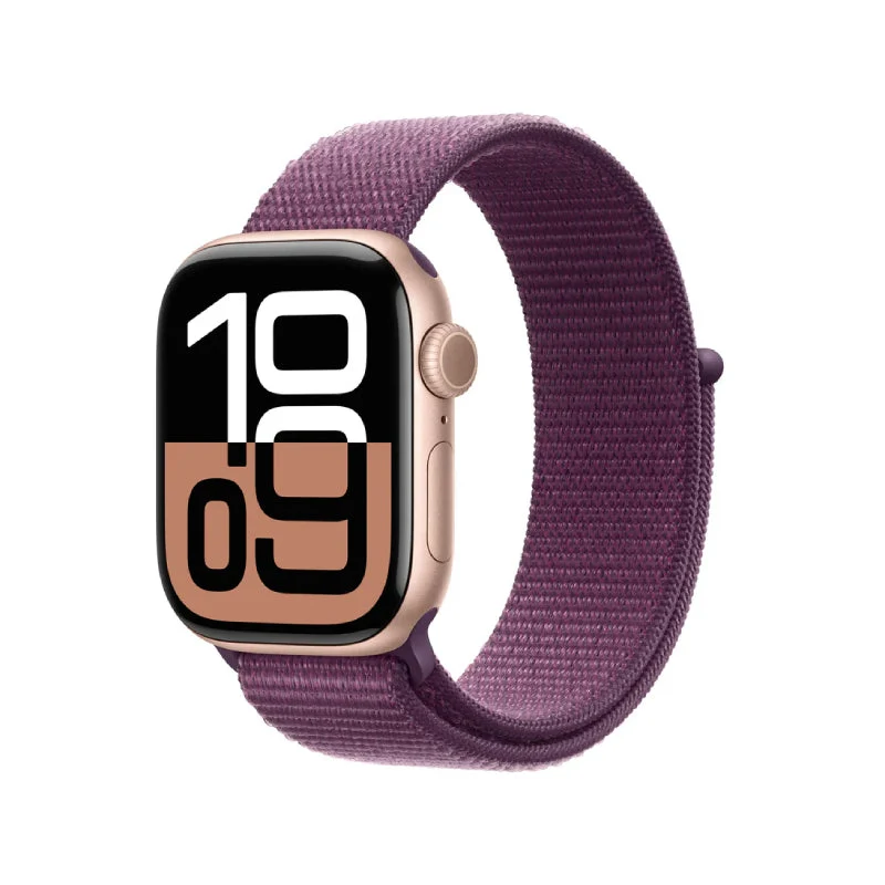 Apple Watch Series 10 with Sport Loop - LTPO OLED / 64GB / 42mm / Bluetooth / Wi-Fi / Plum