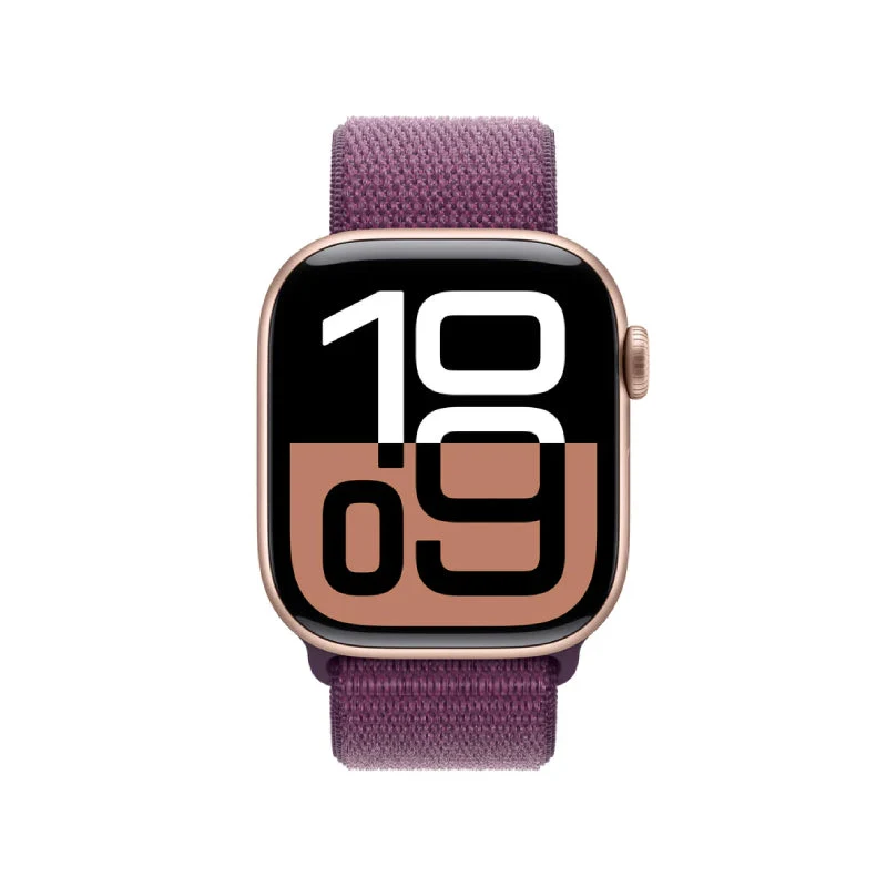 Apple Watch Series 10 with Sport Loop - LTPO OLED / 64GB / 42mm / Bluetooth / Wi-Fi / Plum