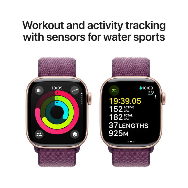 Apple Watch Series 10 with Sport Loop - LTPO OLED / 64GB / 42mm / Bluetooth / Wi-Fi / Plum