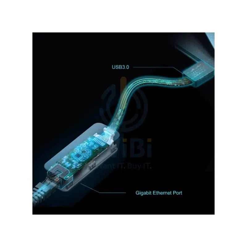 TP-Link (UE306) USB 3.0 to Gigabit Ethernet Network Adapter - LAN / USB 3.0 / Black
