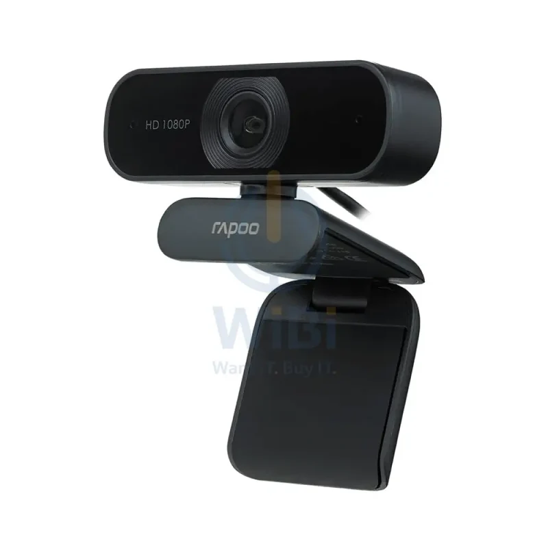 Rapoo C260 Webcam with Noise Cancellation Mic - 1080p FHD / USB - Black