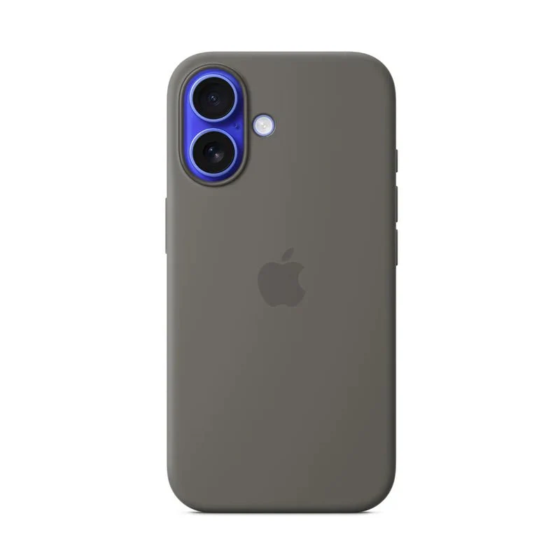 Apple Silicone Case with MagSafe - Apple iPhone 16 / Stone Gray