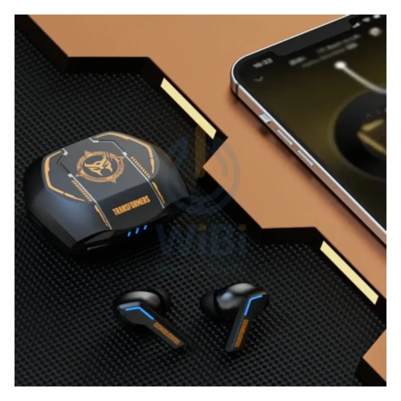 سماعات أذن ترانسفورمرز TF-T06 لاسلكية بتقنية بلوتوث - أسود