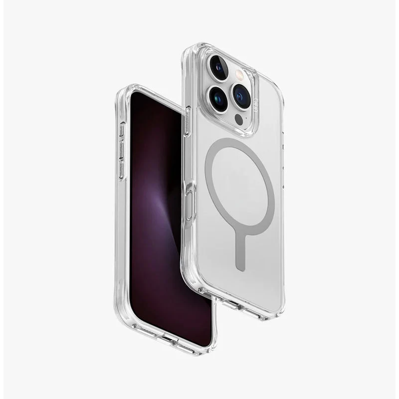 Uniq Hybrid Lifepro Xtreme Magsafe Case For iPhone 16 Pro - Dove Frost Clear