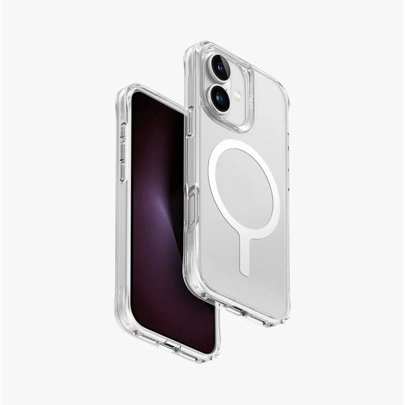 Uniq Hybrid Lifepro Xtreme Magsafe Case For iPhone 16 Plus - Dove Frost Clear