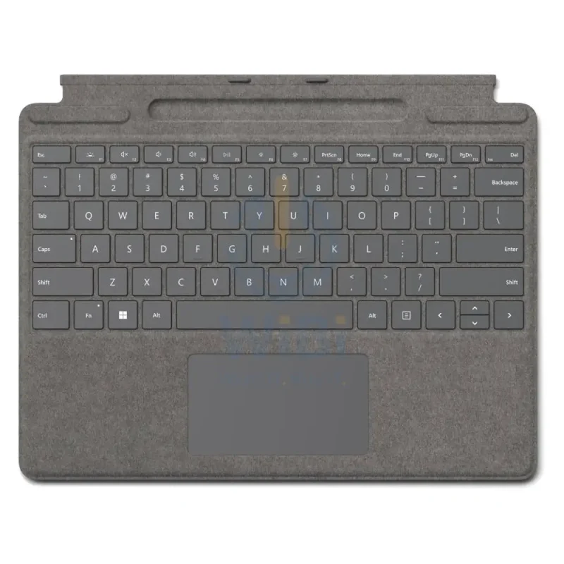 Microsoft Surface Pro Signature Keyboard with Slim Pen 2 - Magnetic / Arabic/English / Platinum - Surface Pro 10,11